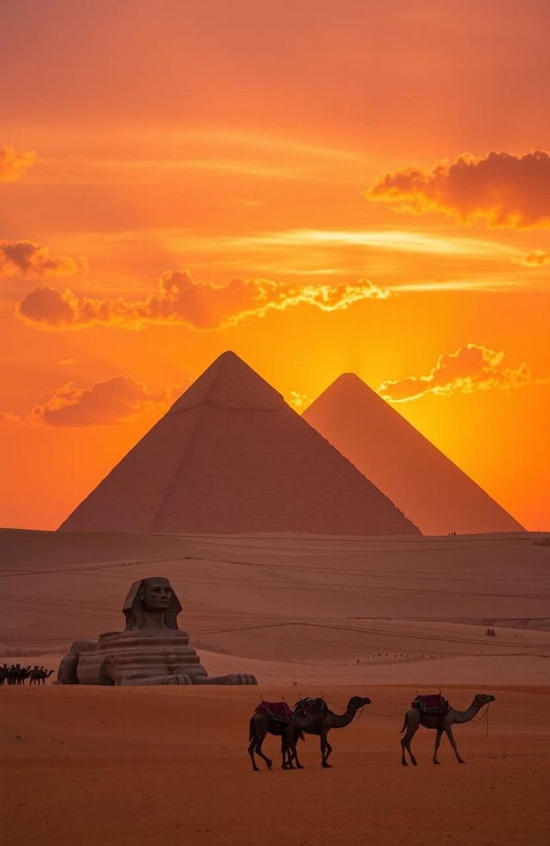 Visiting the Pyramids of Giza