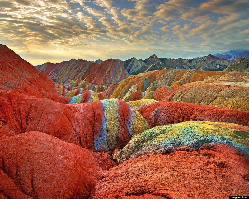 Rainbow Mountains, China