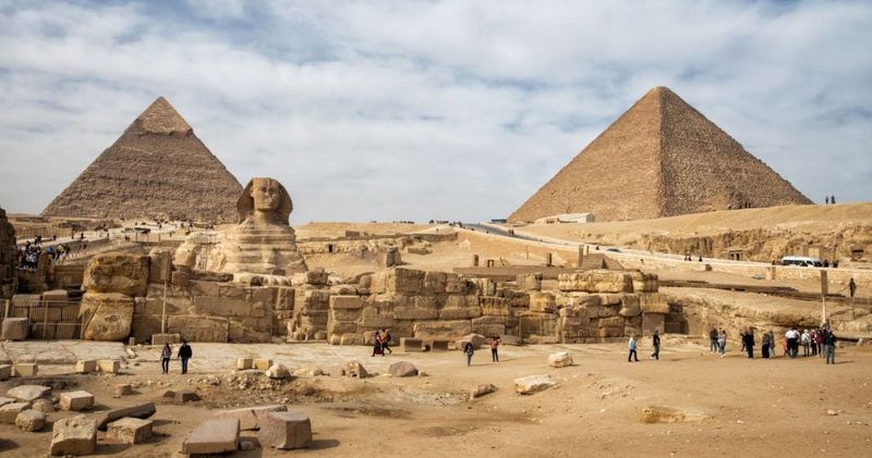 Visit the Pyramids of Giza, Egypt